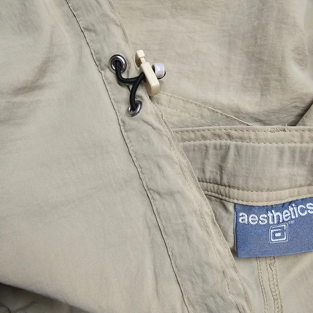 Men's Aesthetics Tan Belted Cargo Pants SZ 36 - Picture 8 of 9